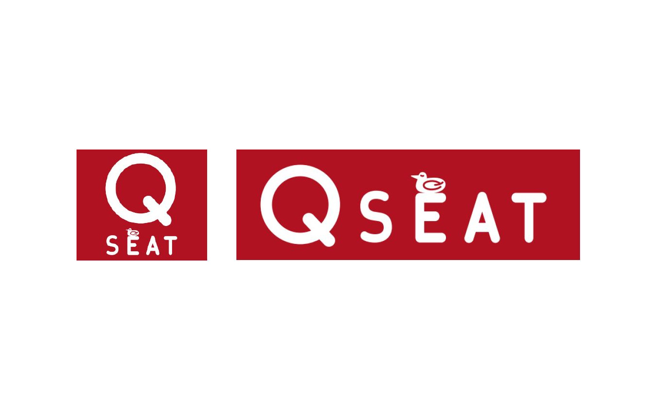 東横線の「Q SEAT」車両に掲出されるロゴ。