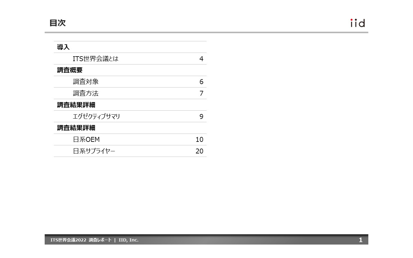 【調査レポート】ITS世界会議2022 ～主要日系プレーヤーの動向～