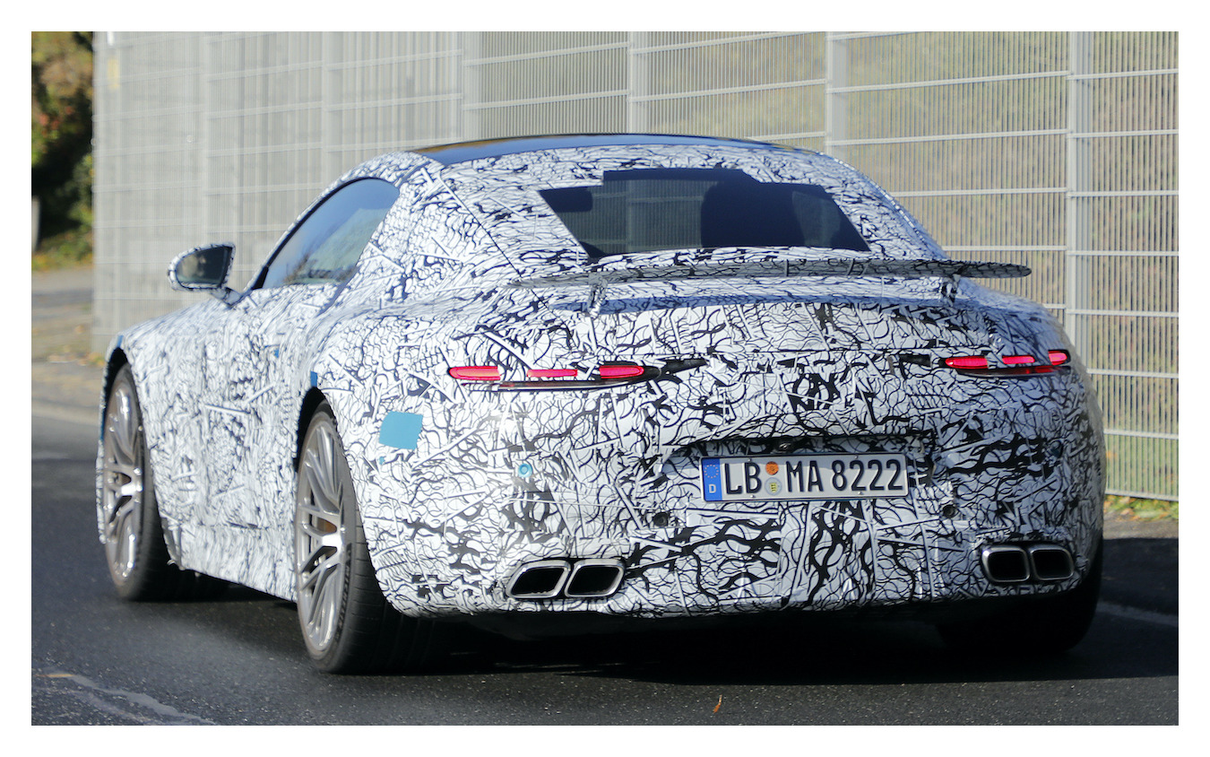 メルセデスAMG GT Edition1 市販型プロトタイプ(スクープ写真)