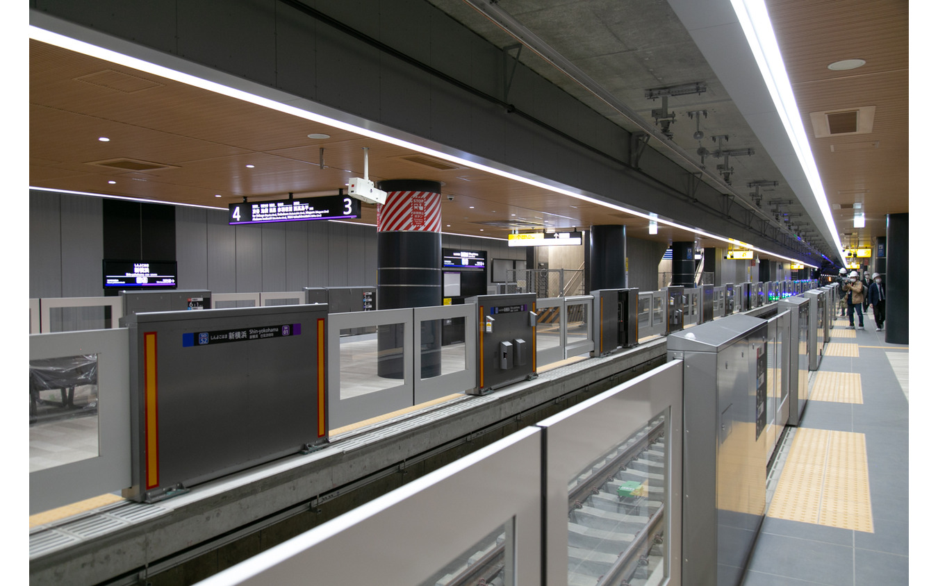整備が進む相鉄・東急直通線の新横浜駅。