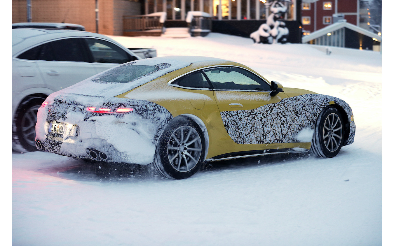 メルセデス AMG GT 次期型プロトタイプ（スクープ写真）