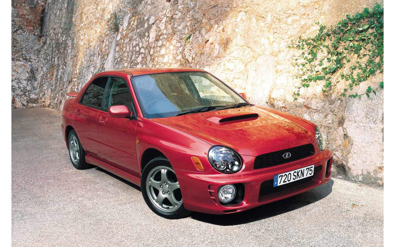 スバル インプレッサ WRX NB オプション装着車（2代目、2000年）