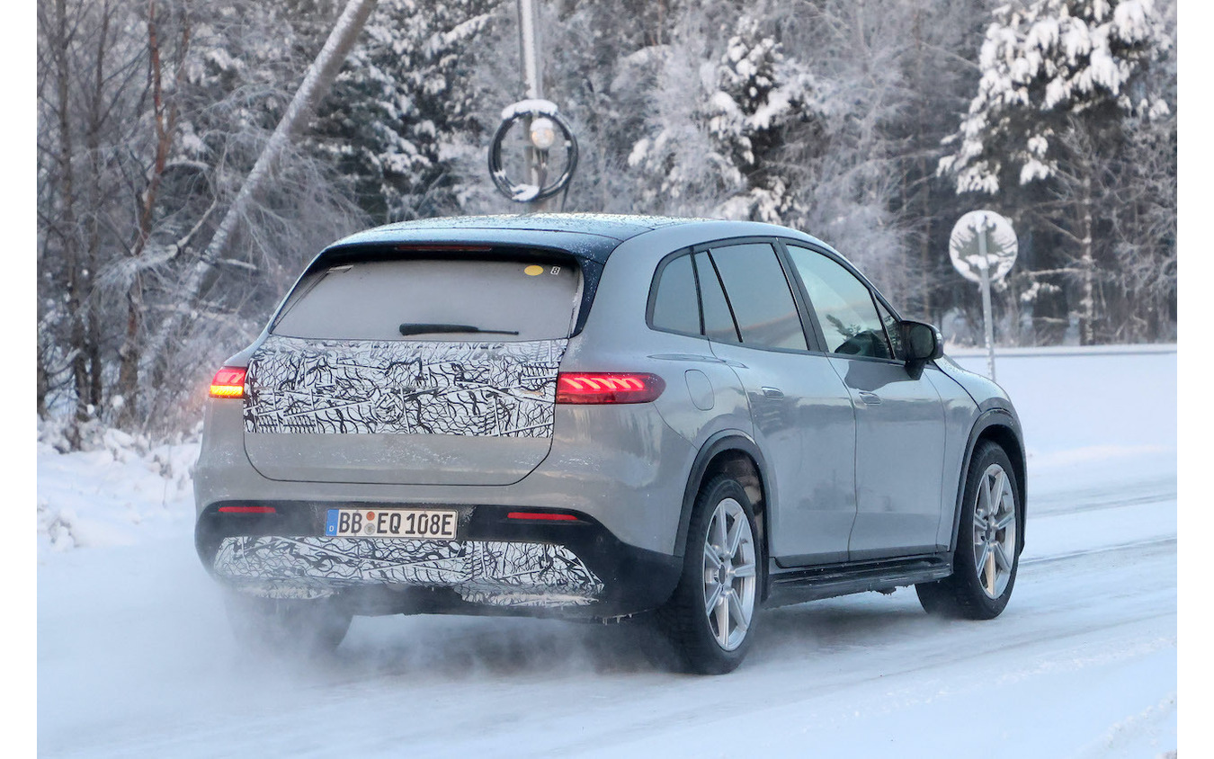 メルセデスマイバッハ EQS SUV プロトタイプ（スクープ写真）