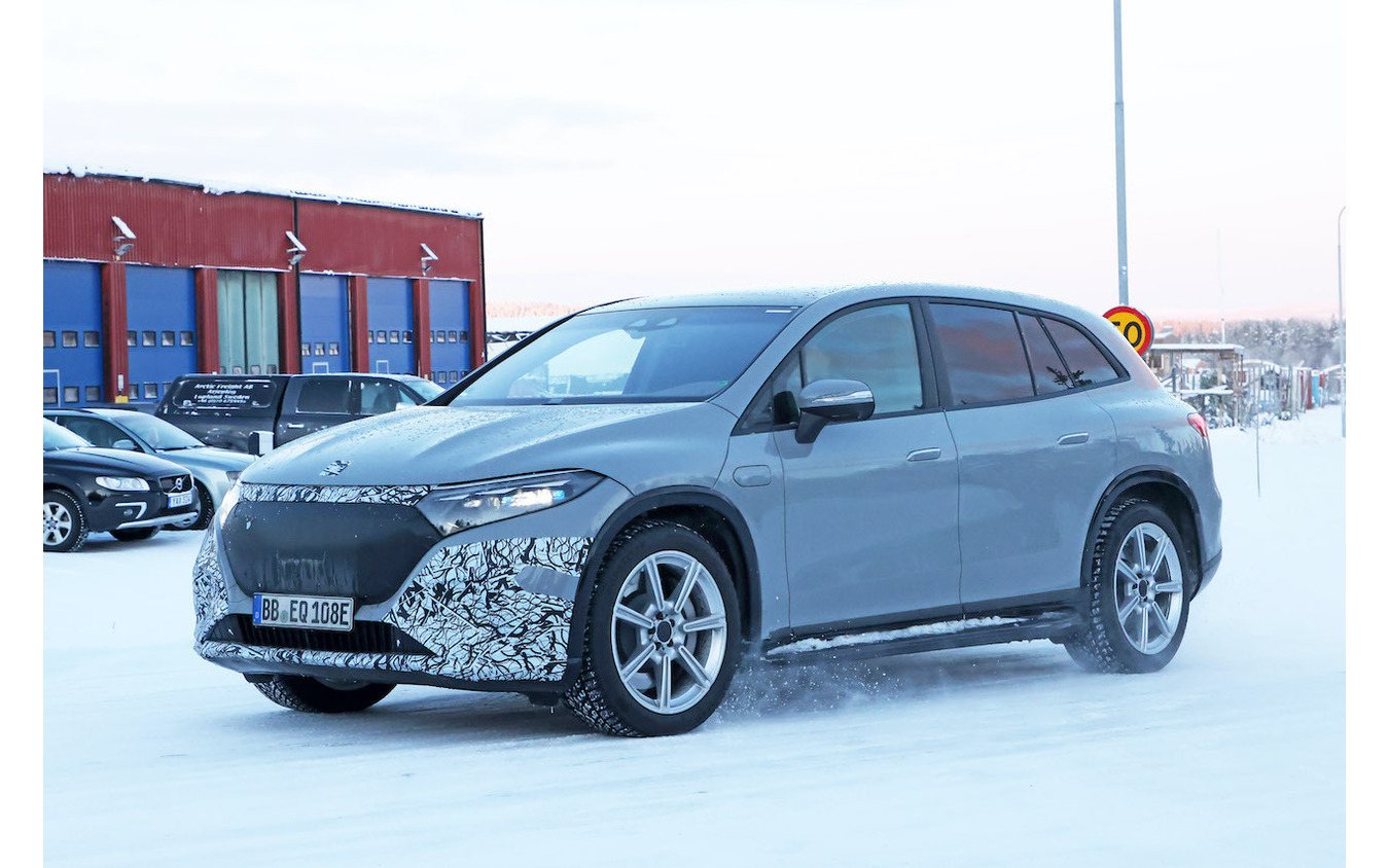 メルセデスマイバッハ EQS SUV プロトタイプ（スクープ写真）