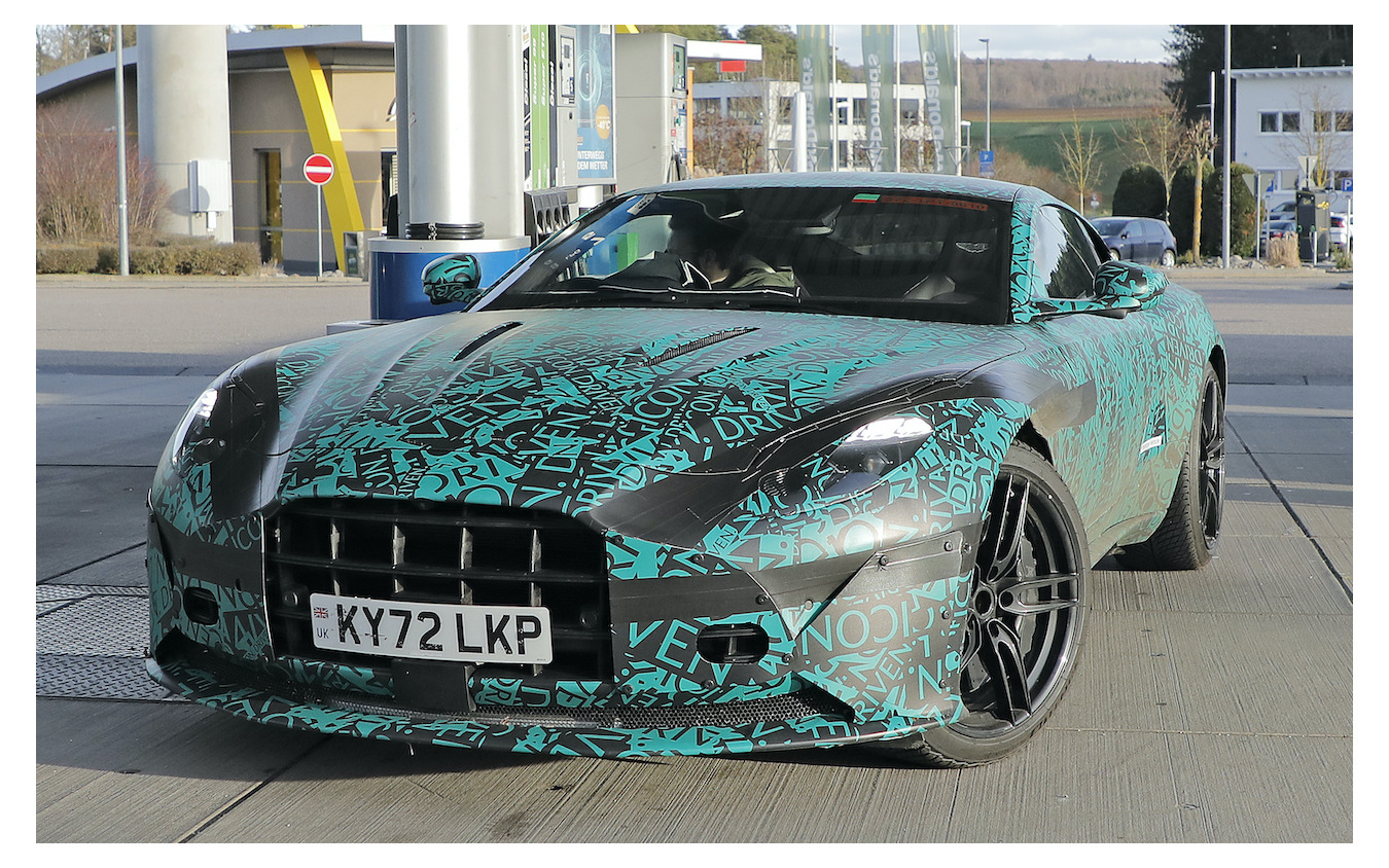 アストンマーティン DB11 プロトタイプ(スクープ写真)