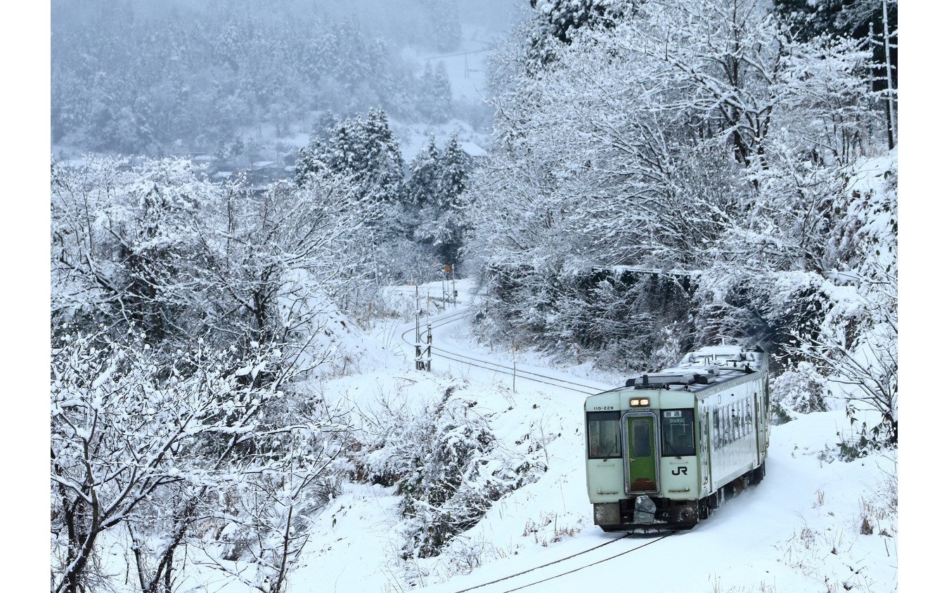 1月28日は夕方まで大半の区間が運休する飯山線。