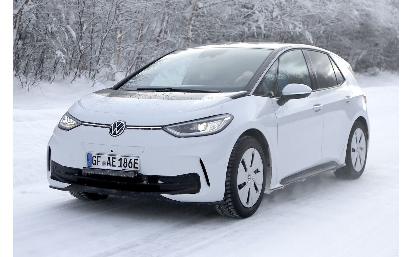 VW ID.3 改良新型プロトタイプ(スクープ写真)