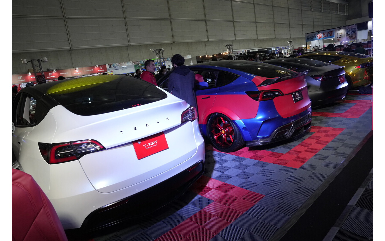 テスラ アライアンス ブースの様子(東京オートサロン2023)