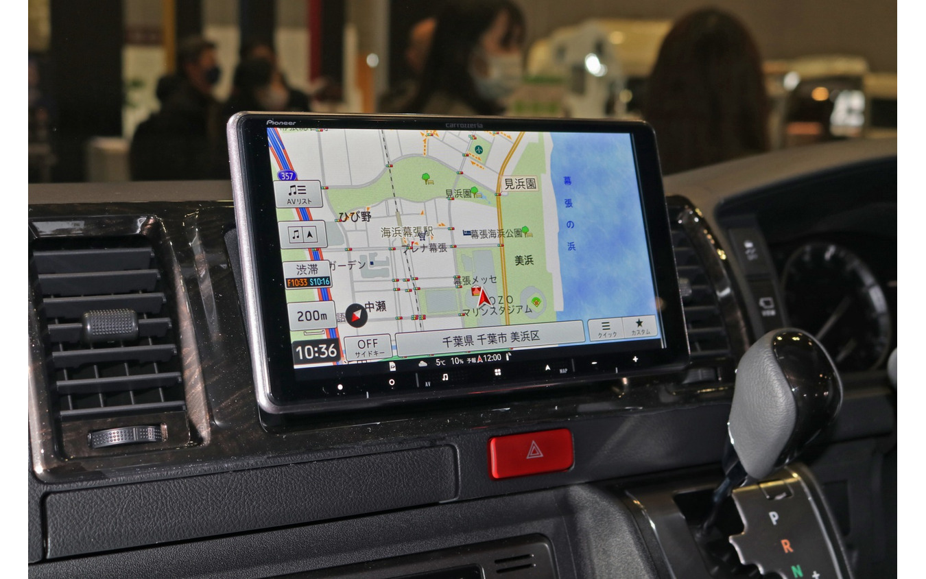 車内Wi-Fiを装備したcarrozzeria最新楽ナビ搭載キャンピングカーを展示…ジャパンキャンピングカーショー2023
