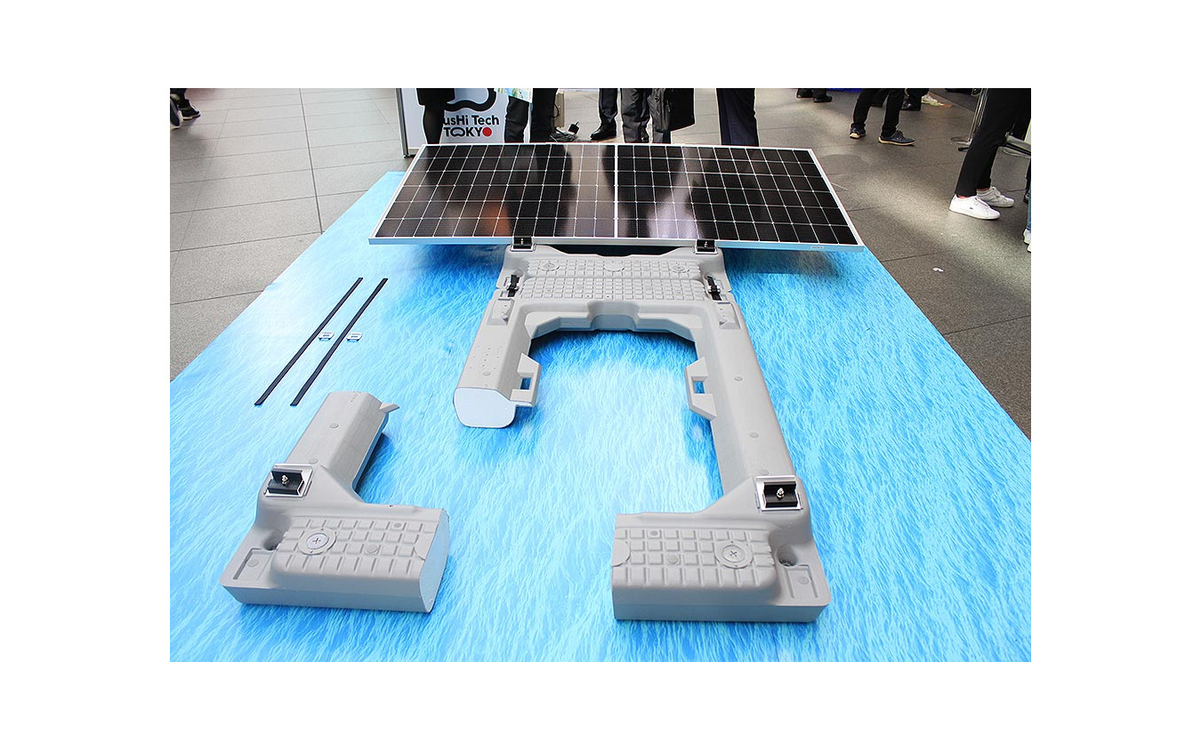 三井住友建設の洋上浮体式太陽光発電用フロートシステム（「City-Tech.Tokyo」東京国際フォーラム 2月27・28日開催）