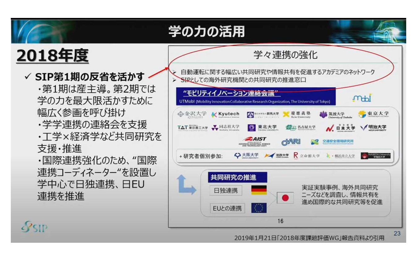 不足してた“学”との連携も第2期に入って急速に進み、グローバルでも展開されるようになった