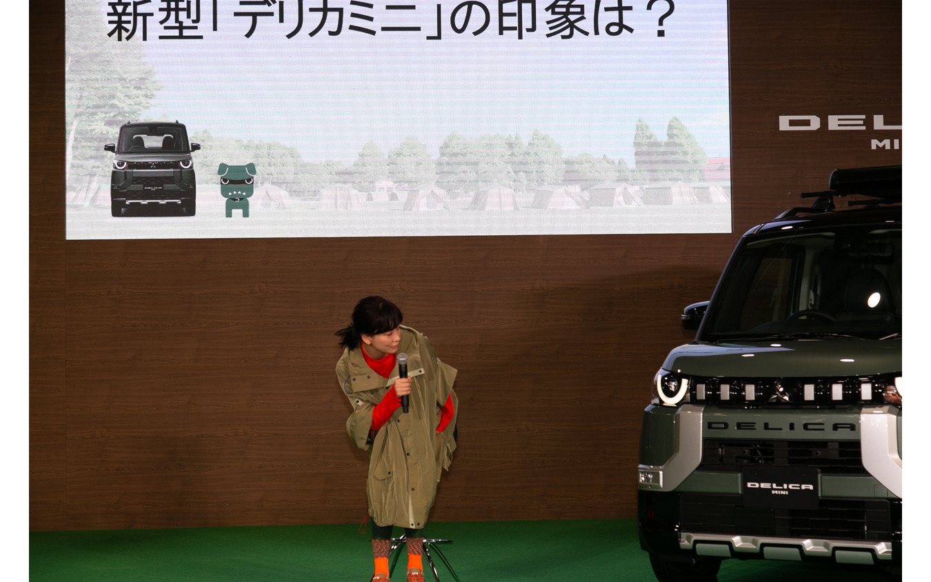 【三菱 デリカミニ】新CMに出演の水川あさみやアウトドアのプロが盛り上がる