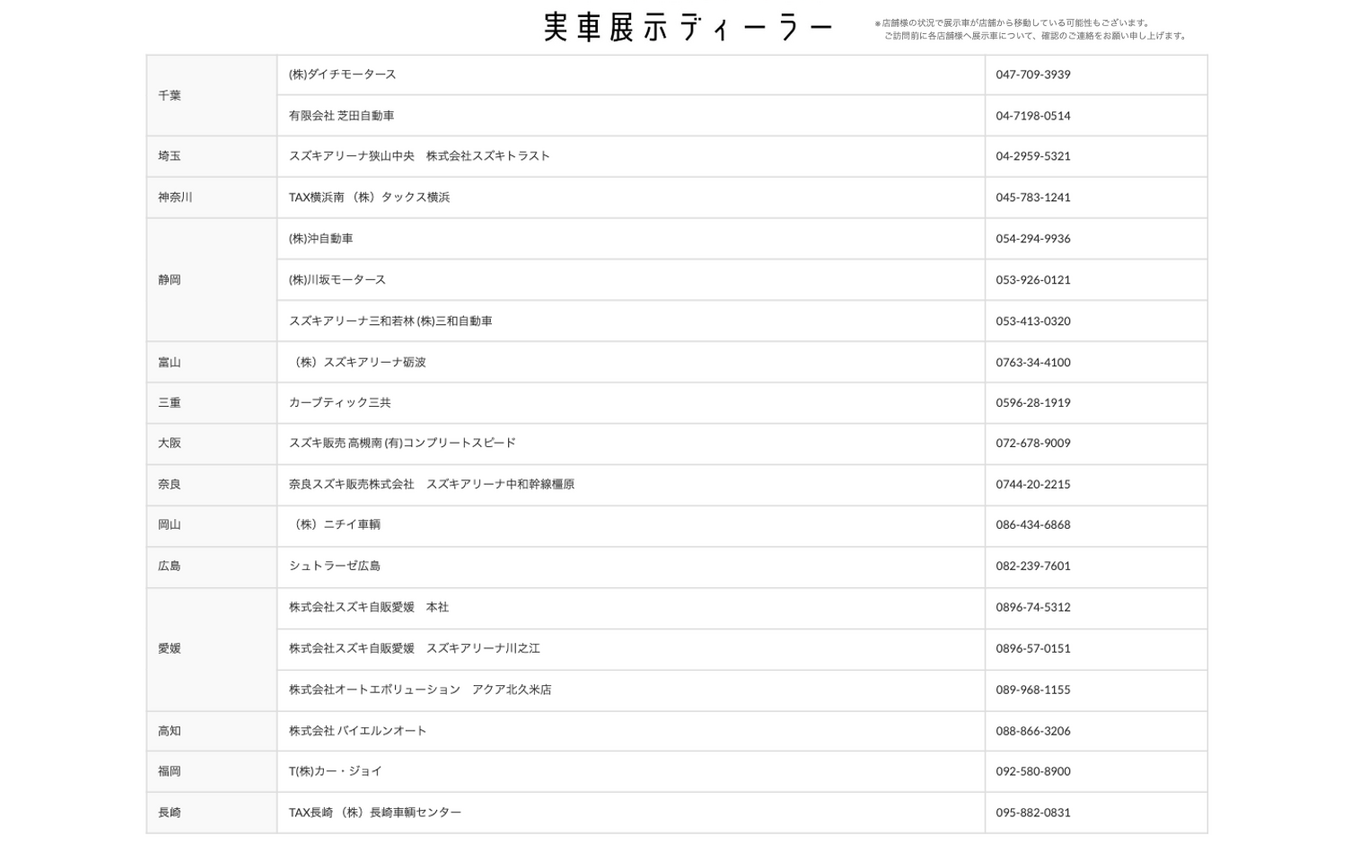 近くの実車展示ディーラーで、まずは気軽に“見て・触れて”ほしい