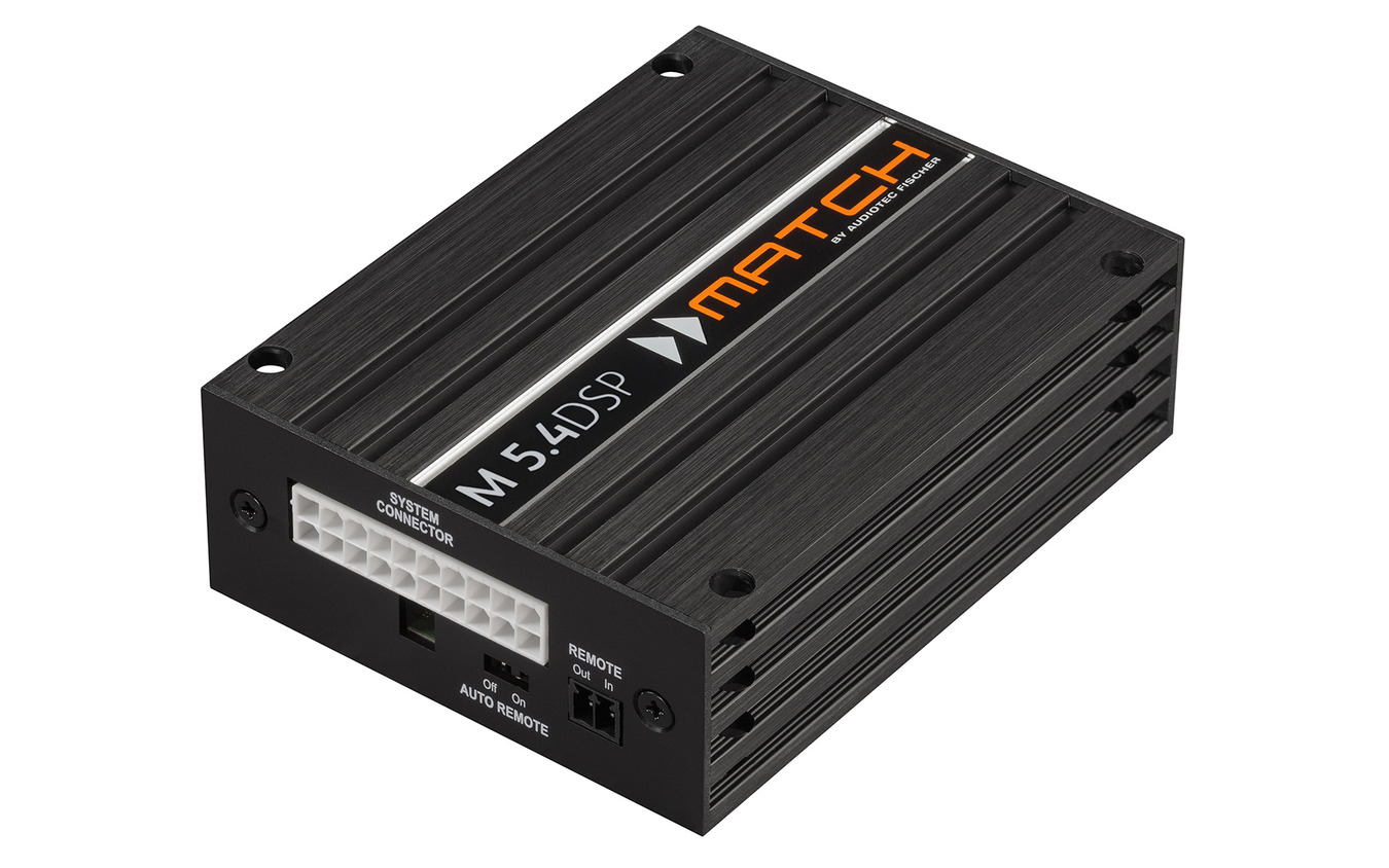 「パワーアンプ内蔵DSP」の一例(マッチ・M-5.4DSP)。
