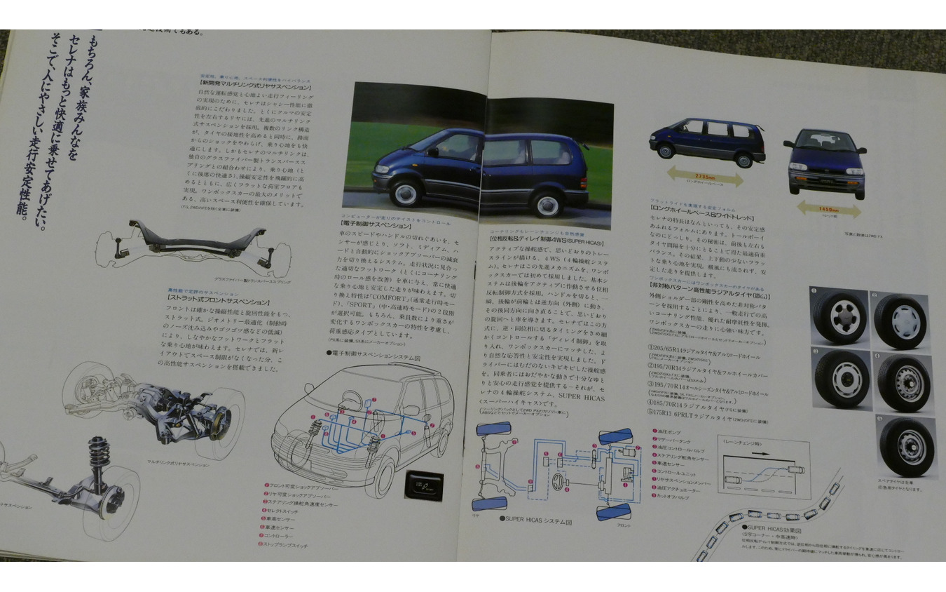 日産セレナ・初代(1991年)のカタログ