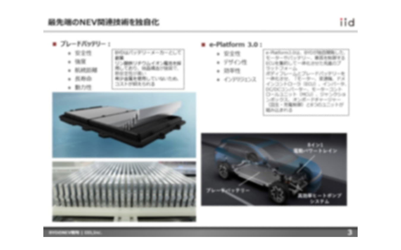 【調査レポート】※プレミアム会員限定「BYDのNEV戦略」~中国が創出した世界一のEVメーカー~