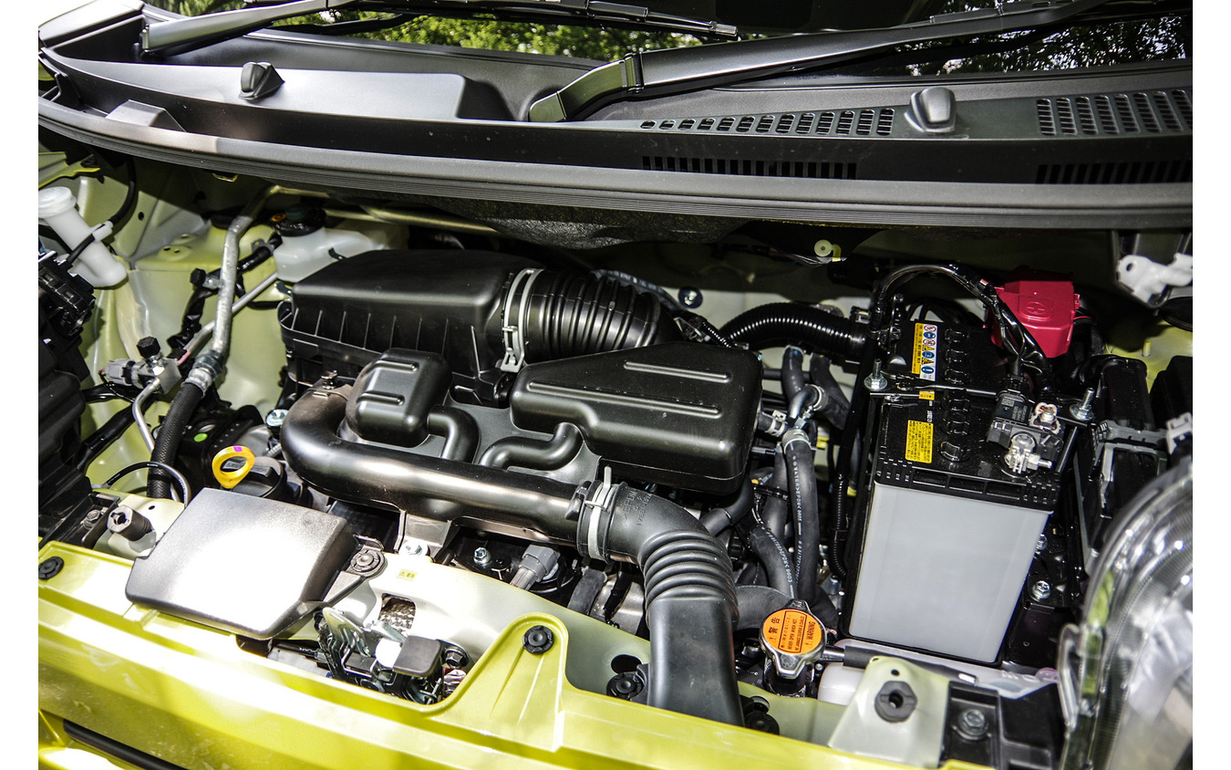 タント用KF型自然吸気最高出力:52ps/6900rpm最大トルク:60Nm/3600rpm