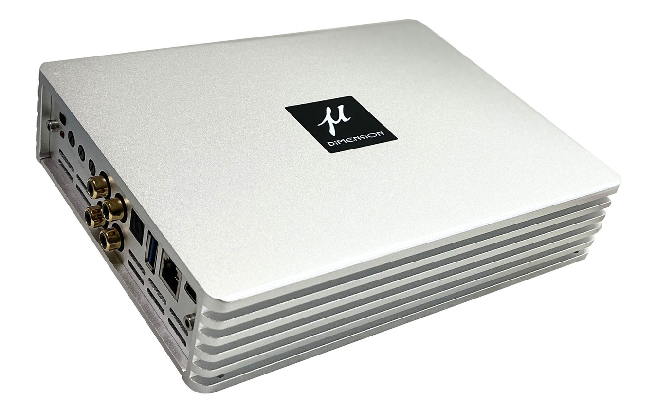 「パワーアンプ内蔵DSP」の一例(ミューディメンション・DSP-680AMPV2)。