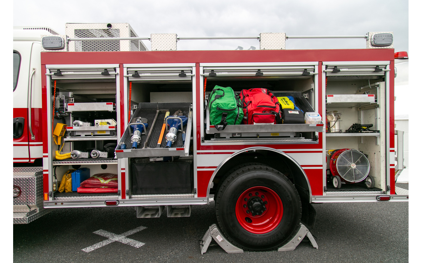 基地から米軍の消防車が集結！ 海外の非常ベル体験も…東京国際消防防災展2023