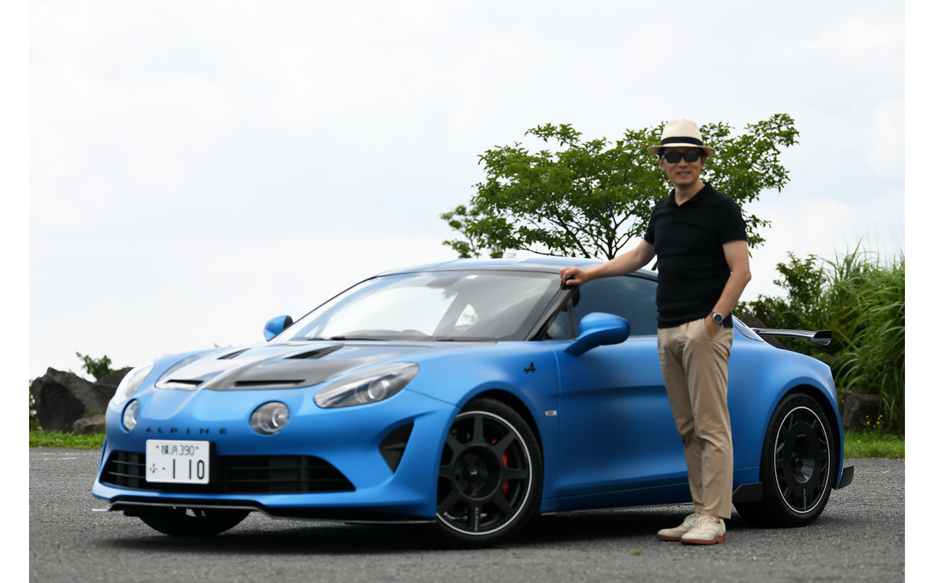 アルピーヌ A110Rと南陽一浩氏