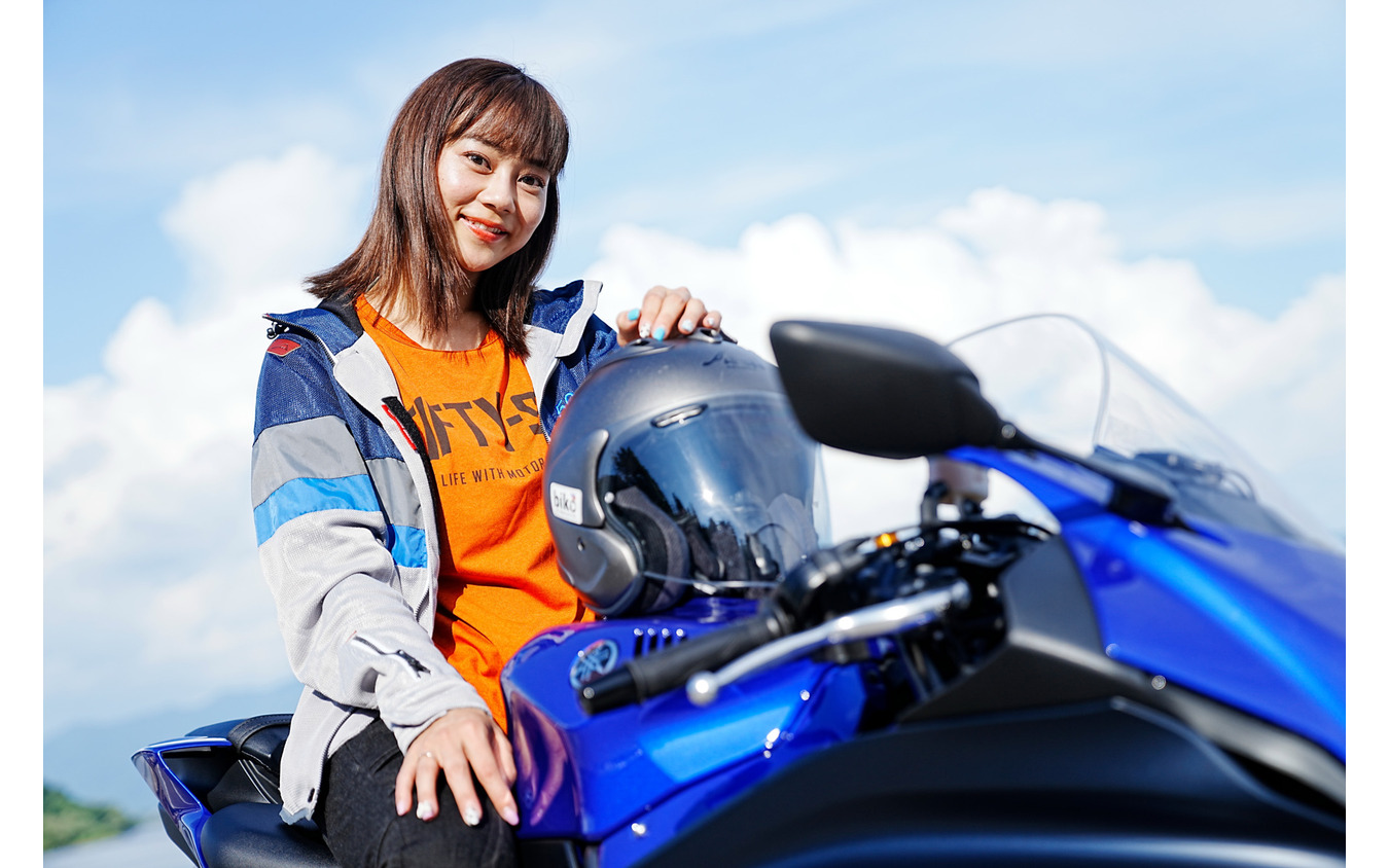 「私は26歳でバイクに乗り始めましたが、もっと早く乗っていればよかったなぁと思います。今は、抑えていたアクティブな自分を解放してます」