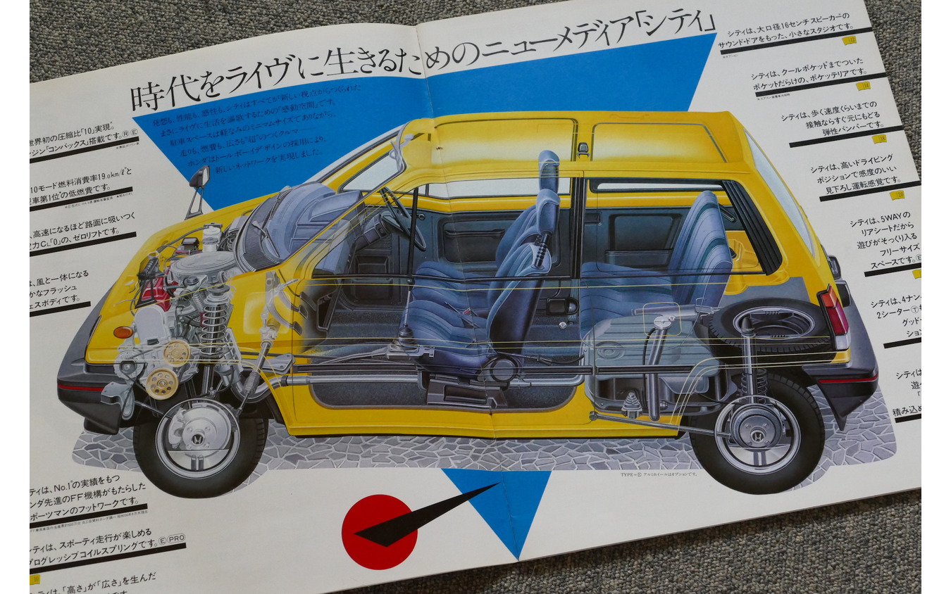 ホンダ・シティ(初代)&モトコンポ 当時のカタログ