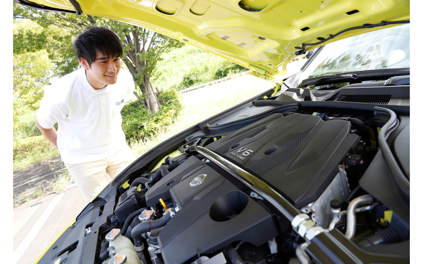 新型Zのパワーに驚きながらも「思い通りに走らせられる」と話す藤森さん。