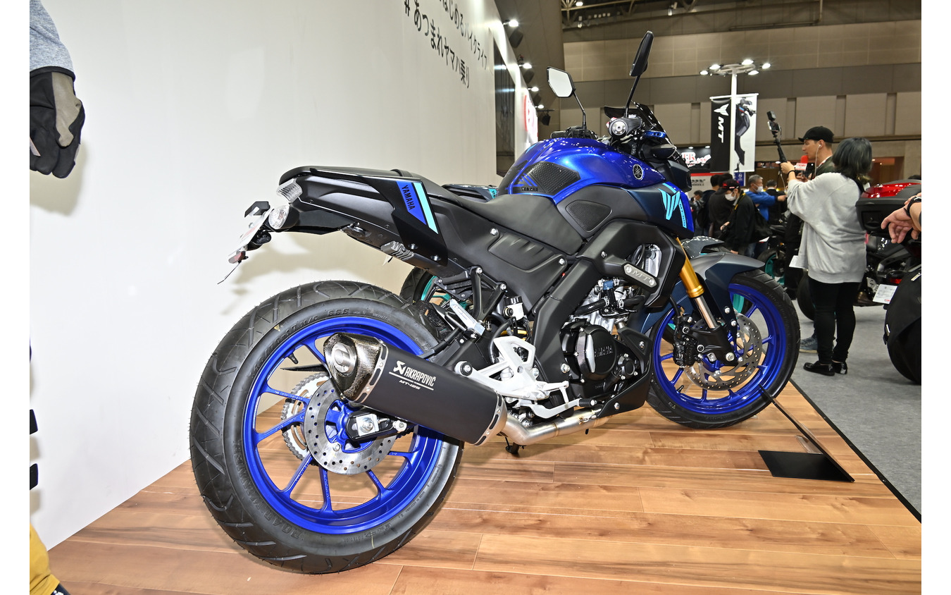 ヤマハ MT-125 アクセサリー装着車(写真は東京モーターサイクルショー2023出展車両)