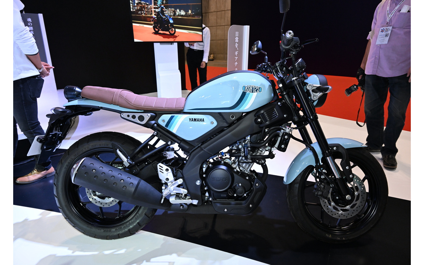 ヤマハの新型125ccシリーズ。写真は『XSR125』(ジャパンモビリティショー2023)