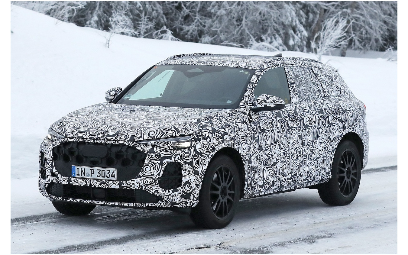 アウディ Q5 次期型プロトタイプ(スクープ写真)