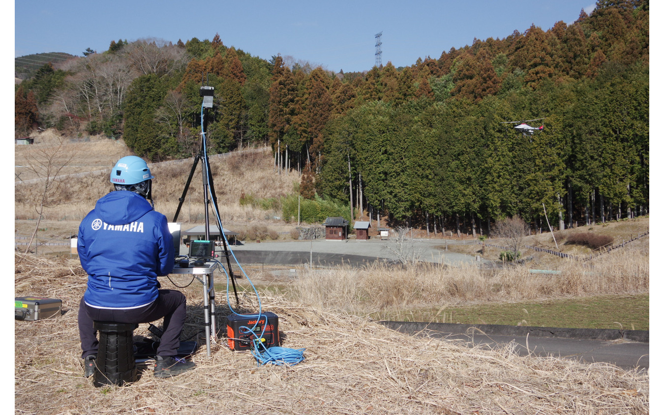 ヤマハ発動機の産業用無人ヘリコプターによる森林計測サービス「RINTO」