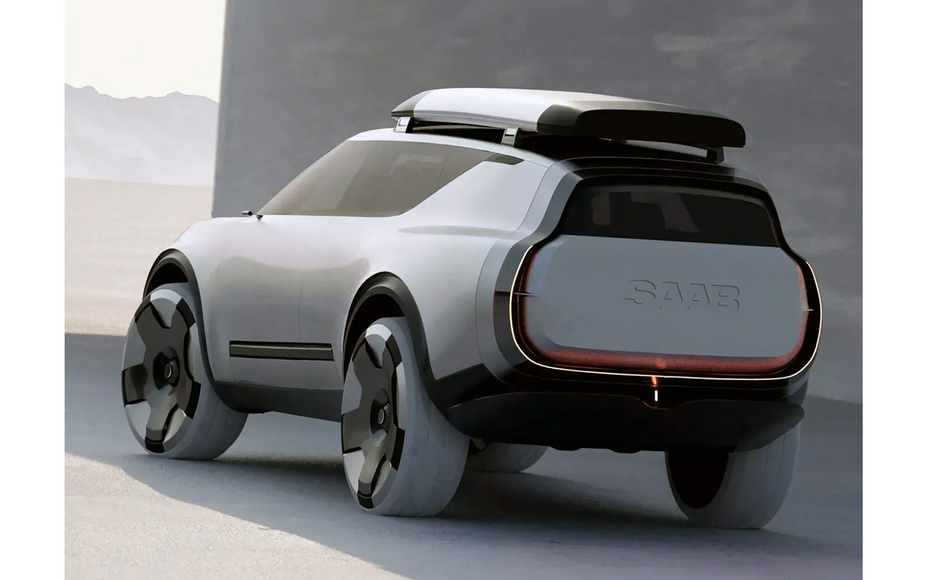 新生「サーブ」第一弾として登場が噂される電動SUVの予想CG