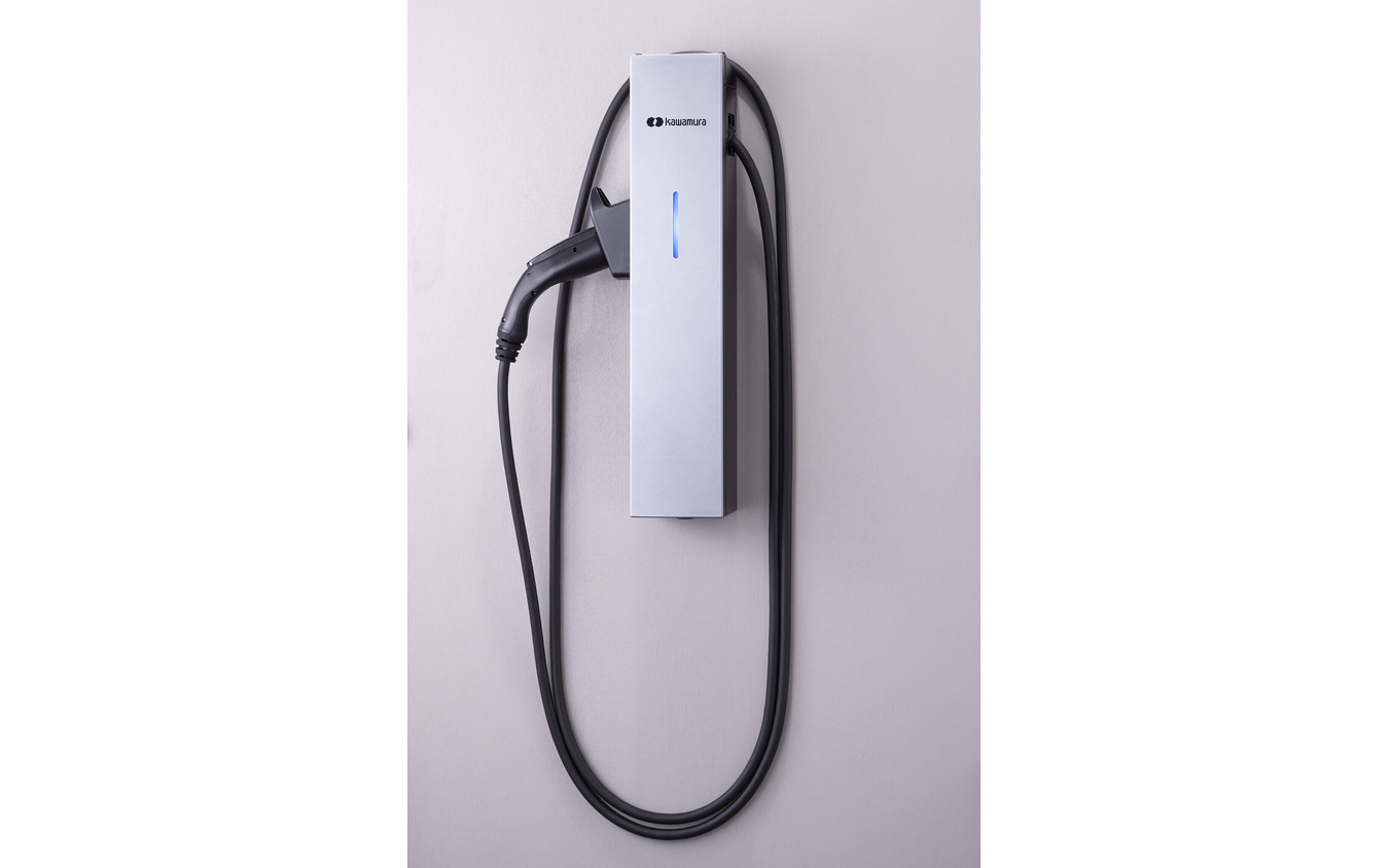河村電器産業のEV充電器「EVコンポ Mode3」