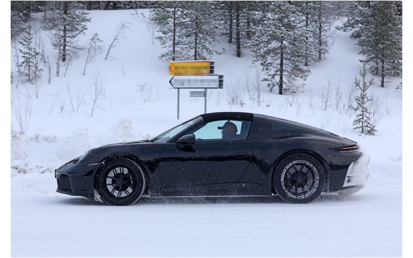 ポルシェ 911タルガ 改良新型プロトタイプ（スクープ写真）