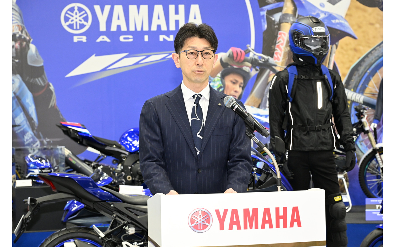 ヤマハ発動機販売の松岡大司社長(東京モーターサイクルショー2024)