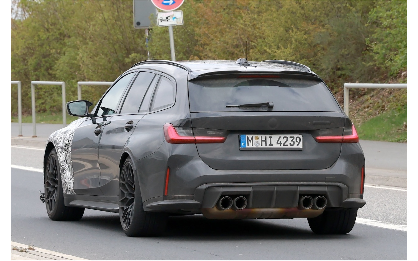 BMW M3 CS ツーリング プロトタイプ(スクープ写真)