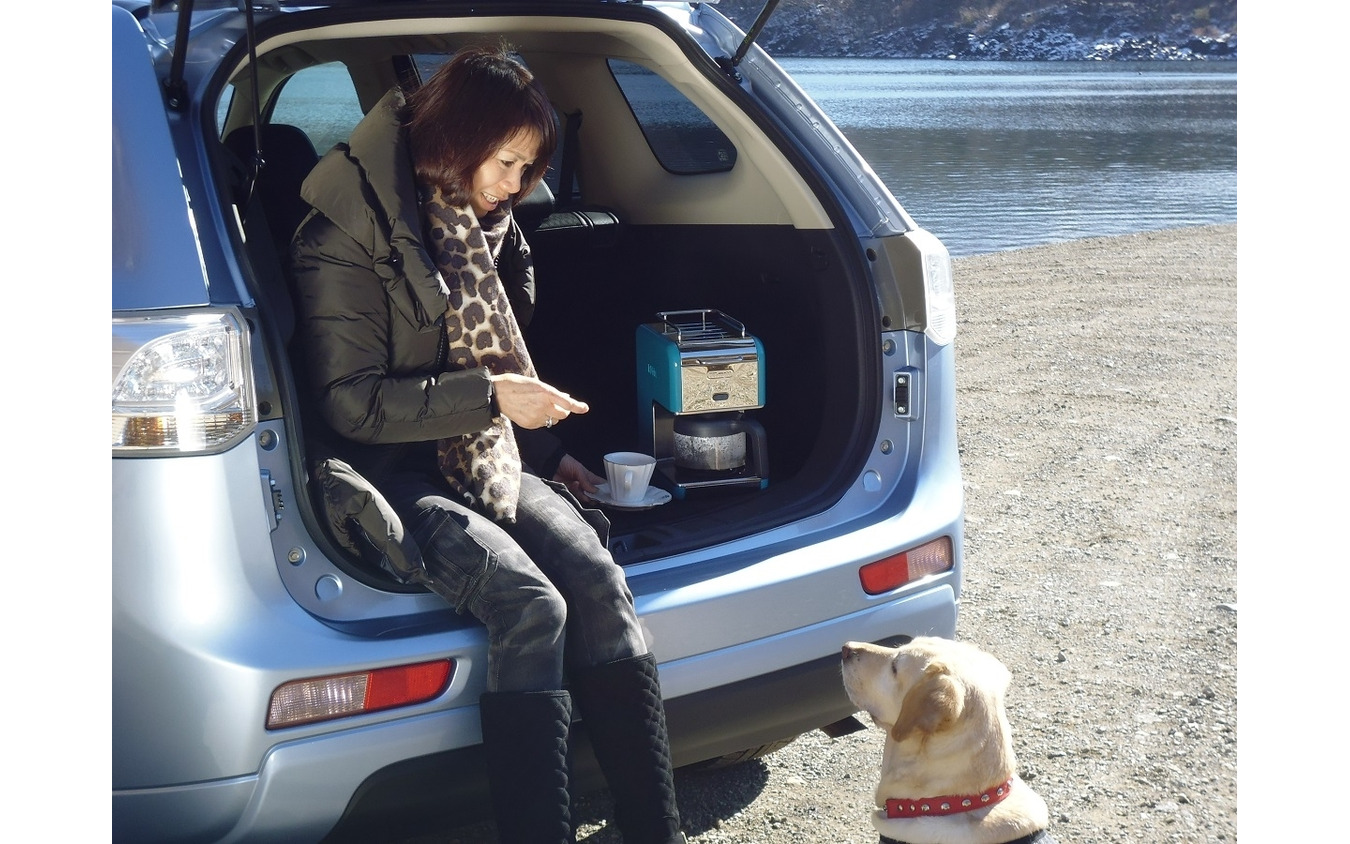 大きく開くドアは愛犬とのレジャーにぴったり