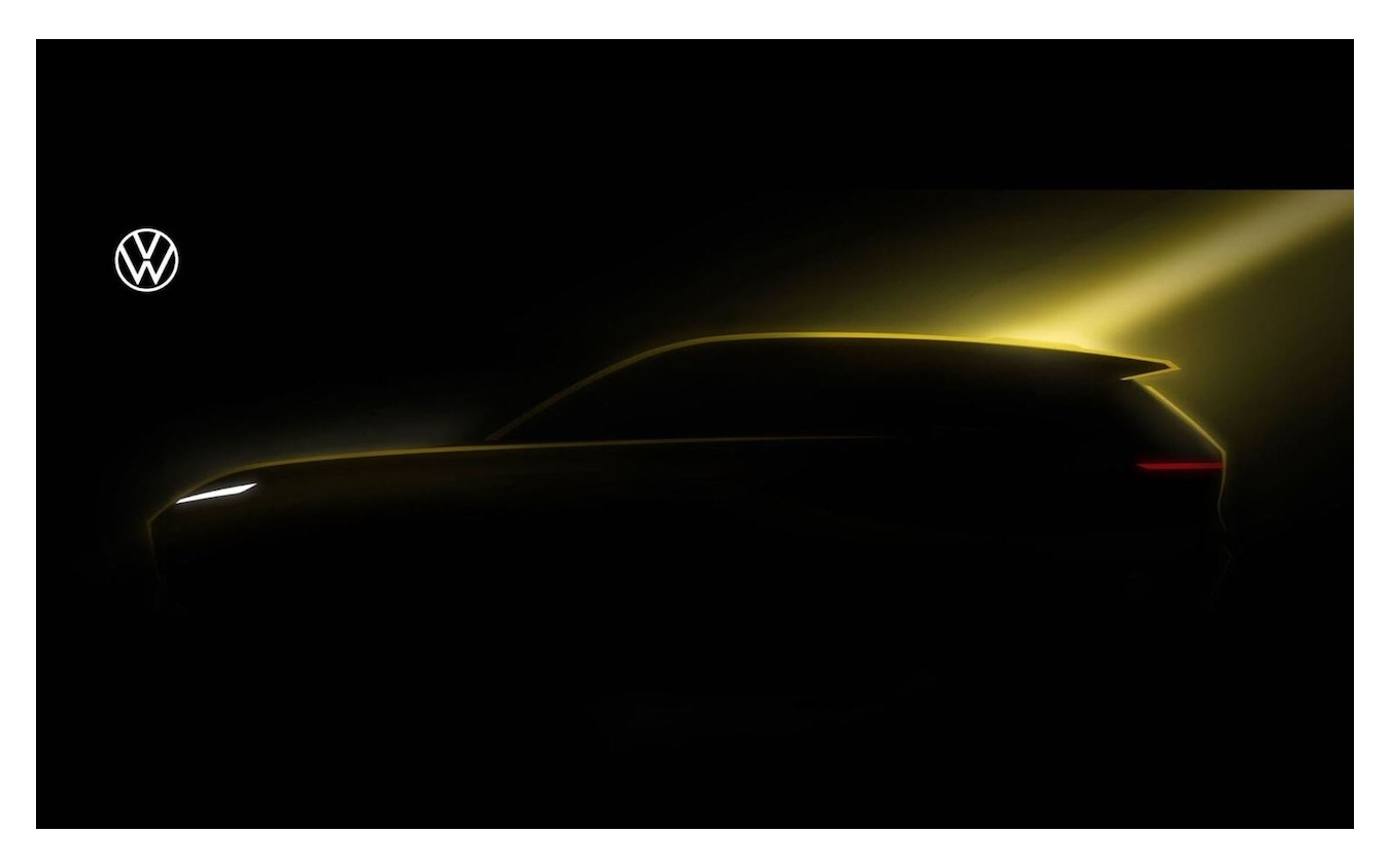 VW XPENG 新型SUV ティザーイメージ