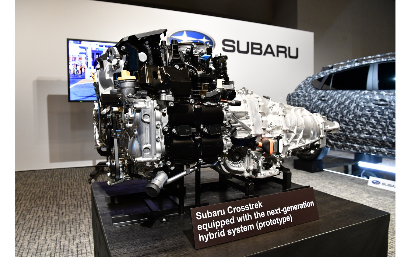 スバルの次世代ハイブリッド水平対向エンジン