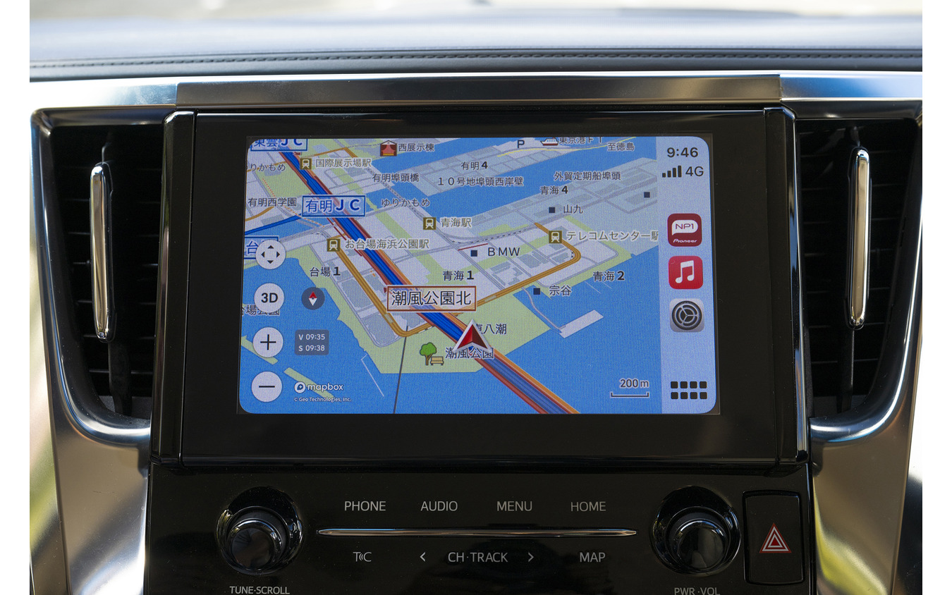 ディスプレイオーディオにNP1の地図アプリを表示することが出来る
