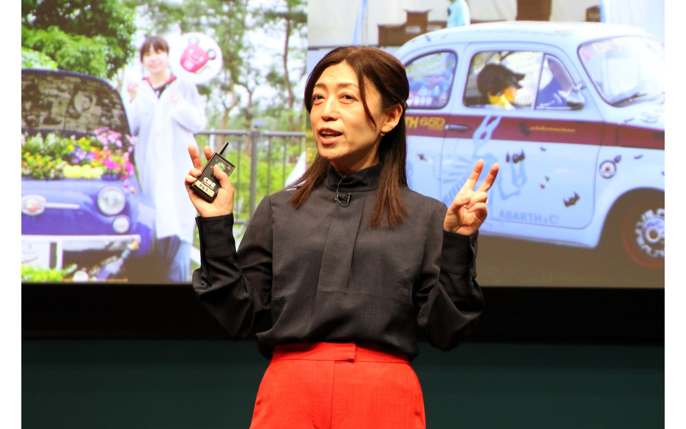 ステランティスジャパンでフィアットのブランドマネージャーを務める熊崎陽子さん