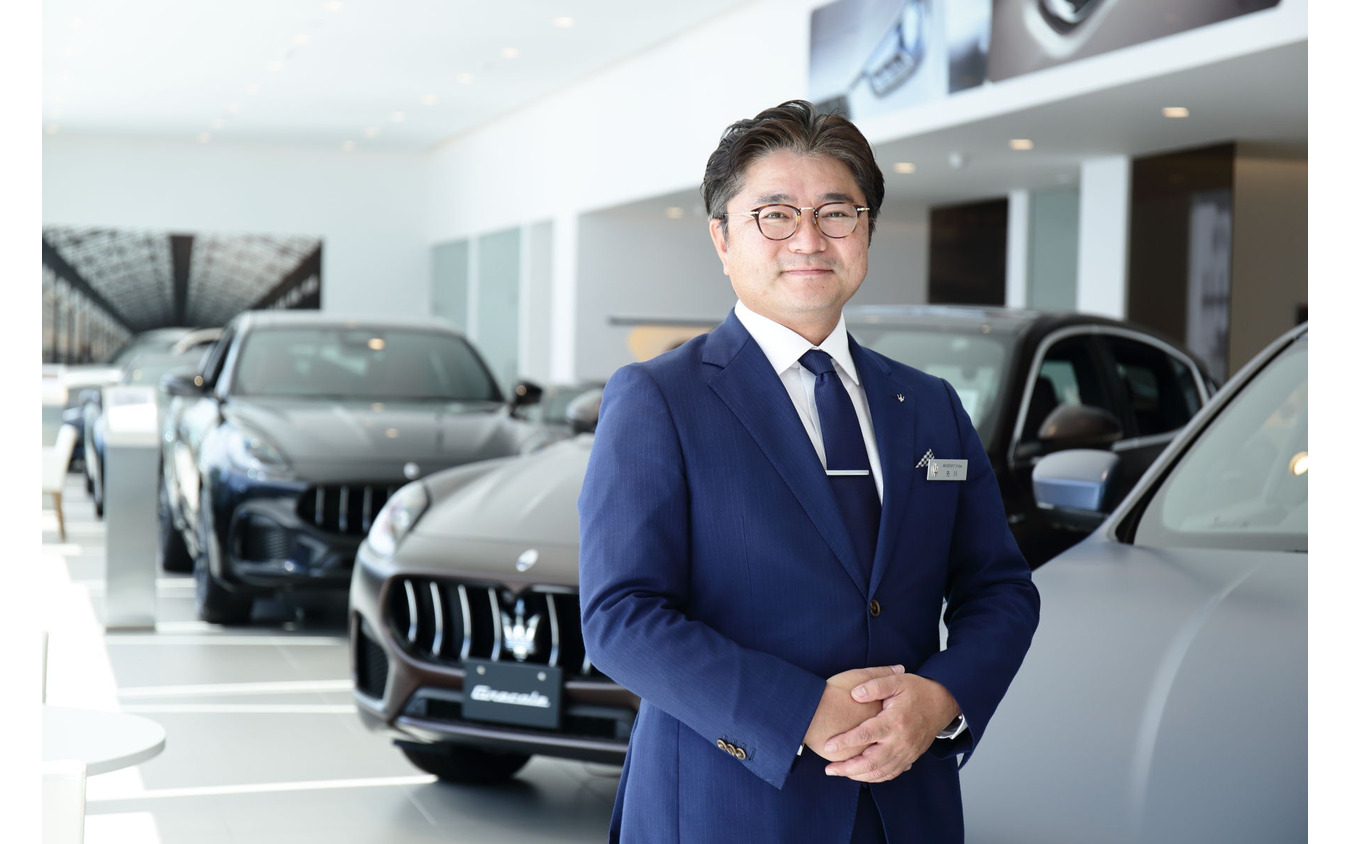 マセラティ神戸の先川敦店長