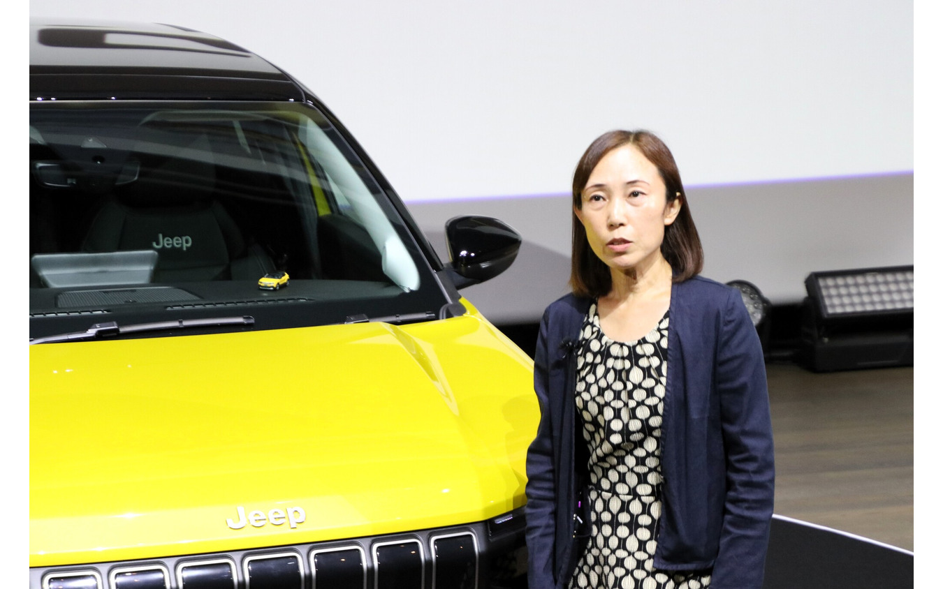 ステランティスジャパンでジーププロダクトジェネラルマネージャーを務める渡邊由紀さん