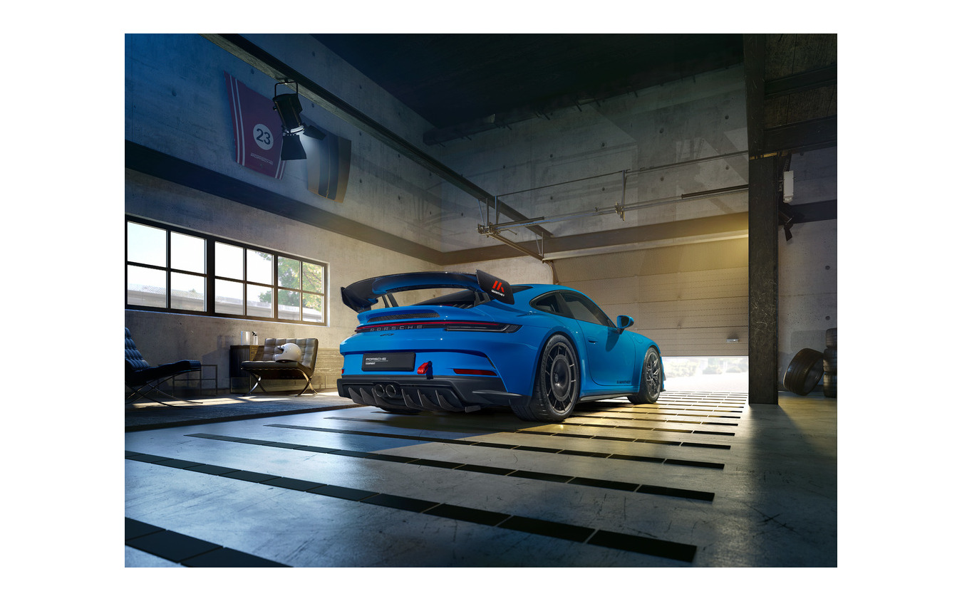 ポルシェ『718ケイマンGT4』『911 GT3』対応のマンタイパフォーマンスキット