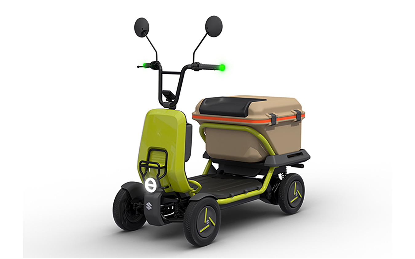 スズキの電動パーソナル/マルチユースモビリティ「SUZU-RIDE」
