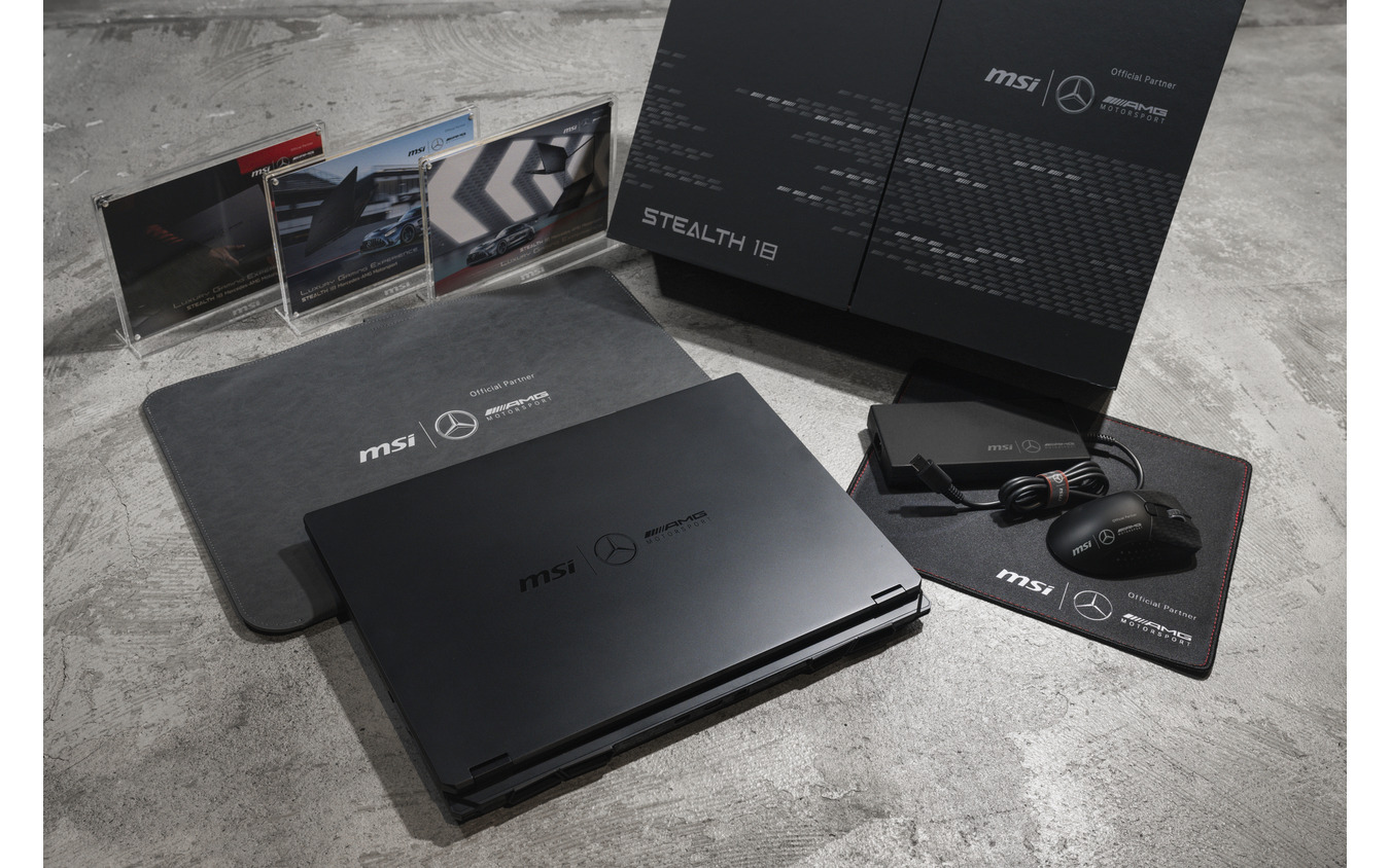 MSI『Stealth 18 Mercedes-AMG Motorsport A1Vシリーズ』
