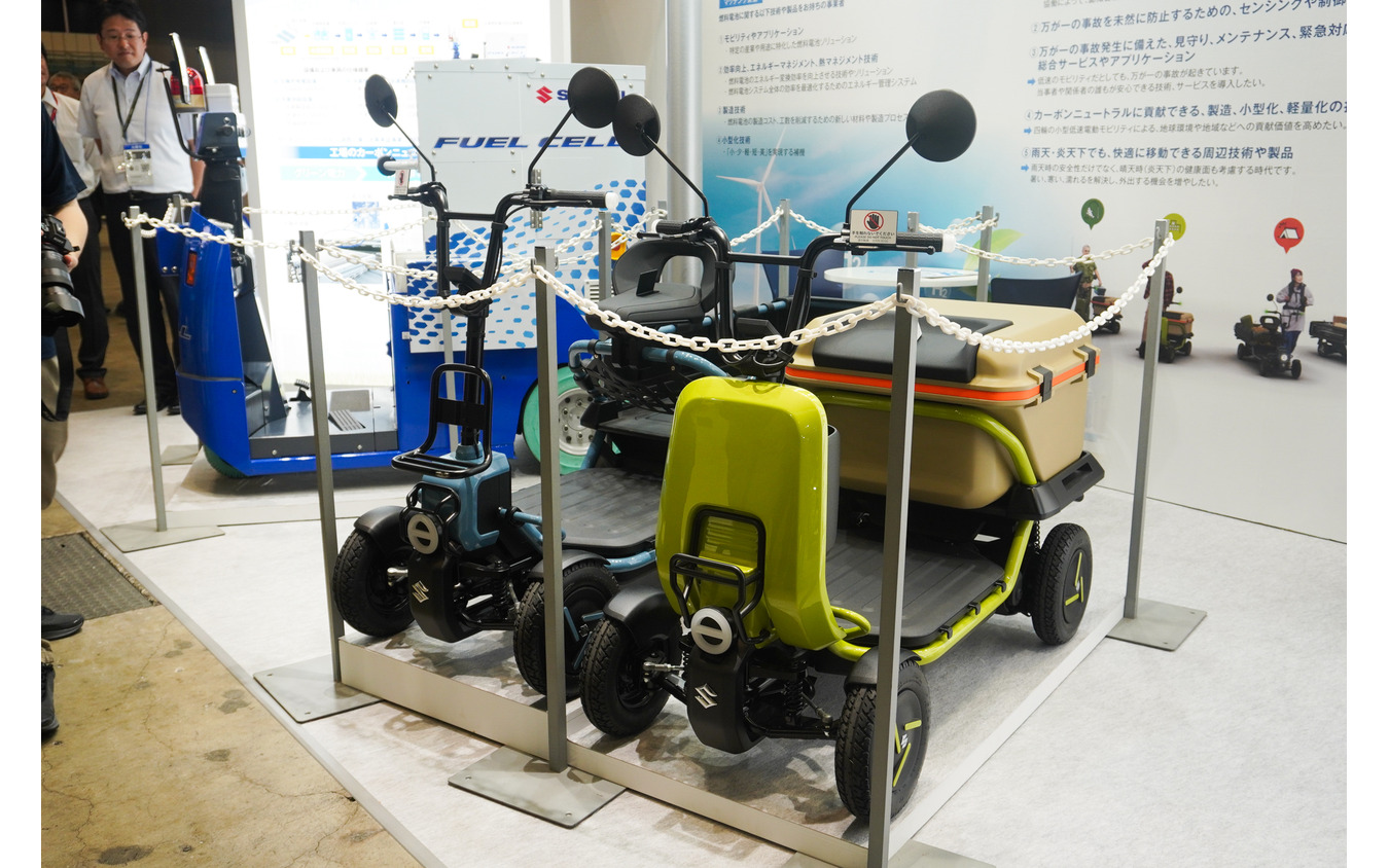 スズライドとスズカーゴ(ジャパンモビリティショー ビズウィーク2024)