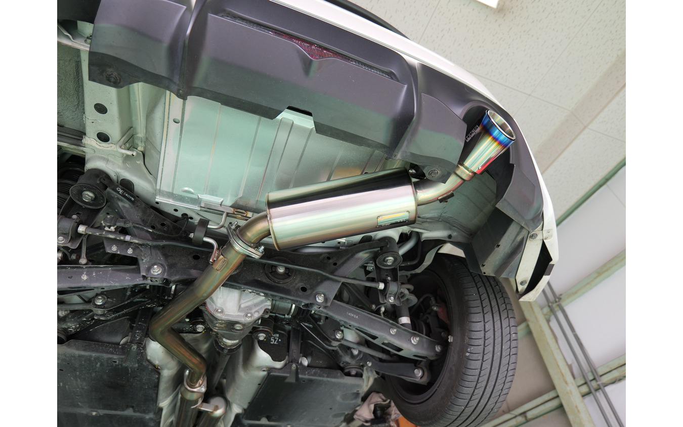 ステンレスマフラー最軽量の『86/BRZ』(ZN6/ZC6)専用「HKSハイパワーSPEC-L2シングル」