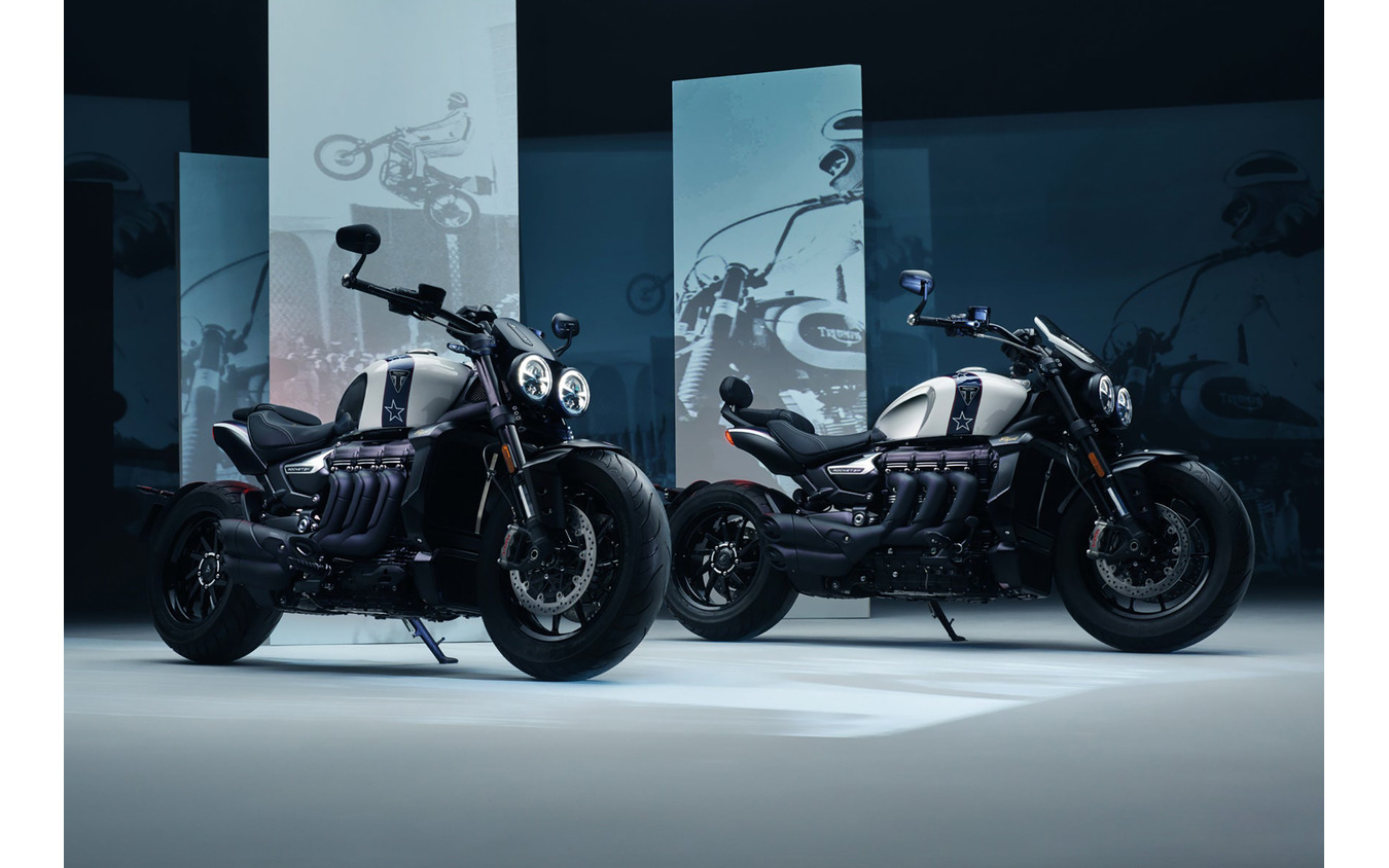 トライアンフ『Rocket 3 R & GT Evel Knievel Limited Editions』