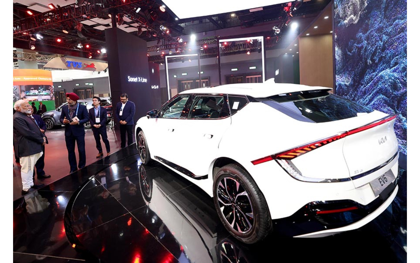 Bharat Mobility Global Expo 2024 KIA EV6